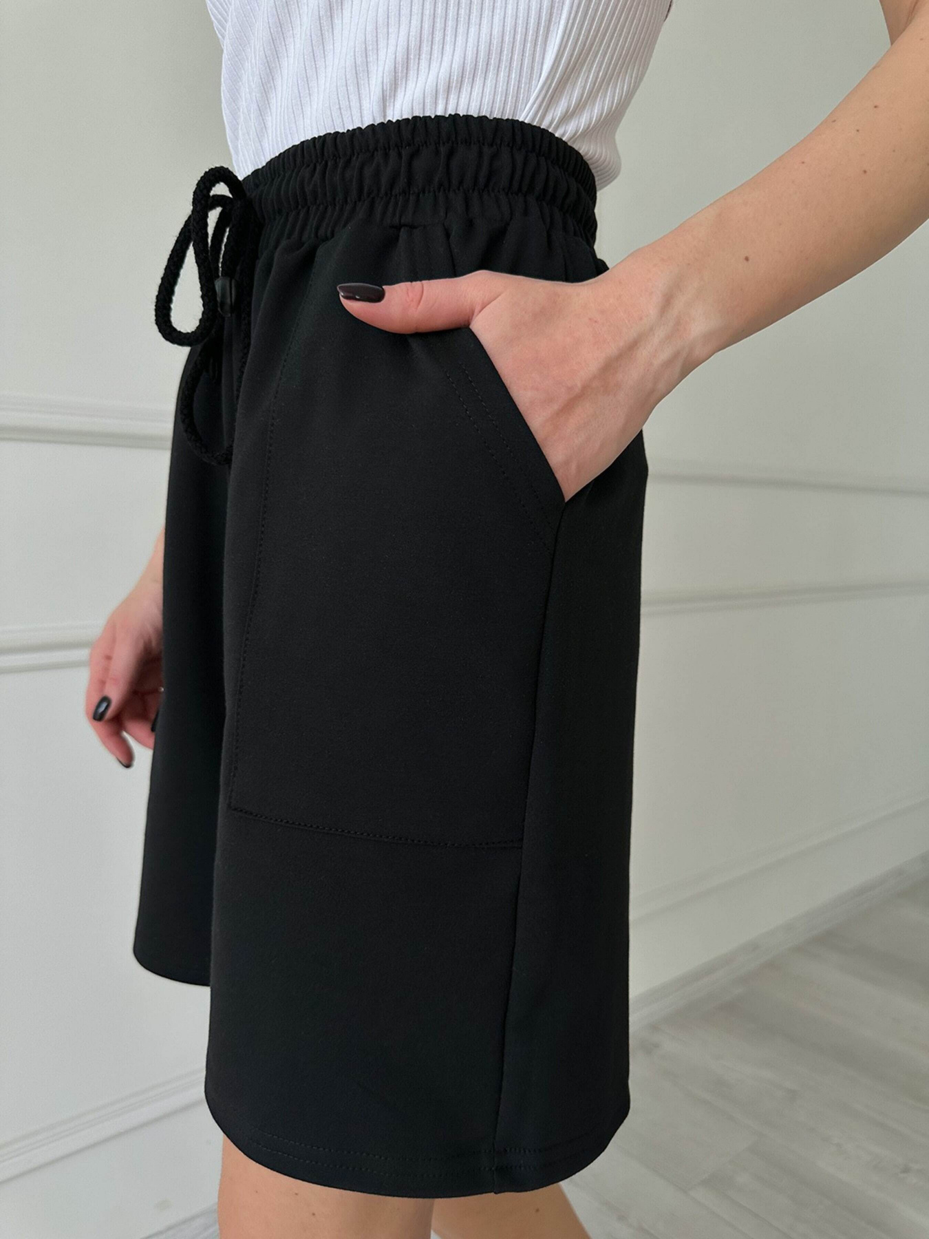Шорти ISSA Plus модель 13820_black Шорти ISSA Plus модель 13820_black Фото