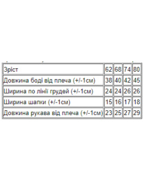 Одежда для младенцев Носи своє модель 5053-023-33-4-molochnij-bichok Фото