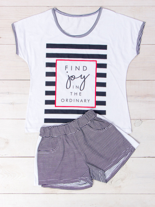 Одежда для дома и сна Носи своє модель 8072-002-33-smuzhka-chornilxno-sinj Фото