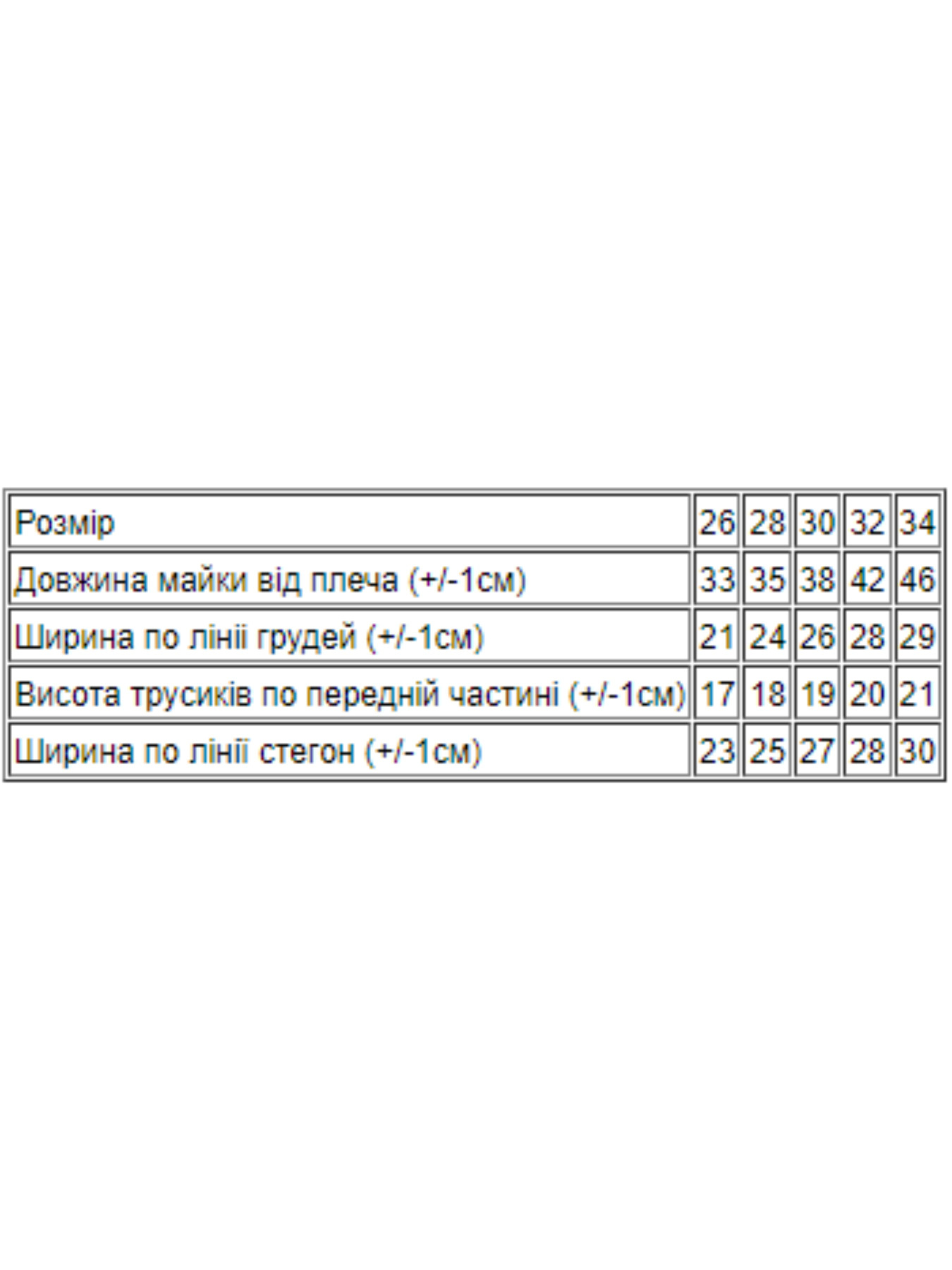 Нижнее белье Носи своє модель 9687-000-33-serdechka Фото