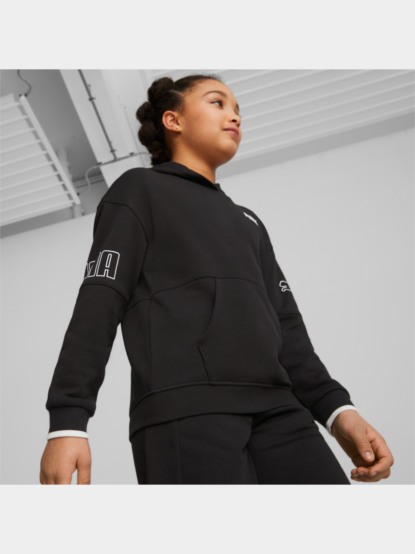 Худи и свитшоты PUMA Power Colorblock Hoodie модель 673549 Фото