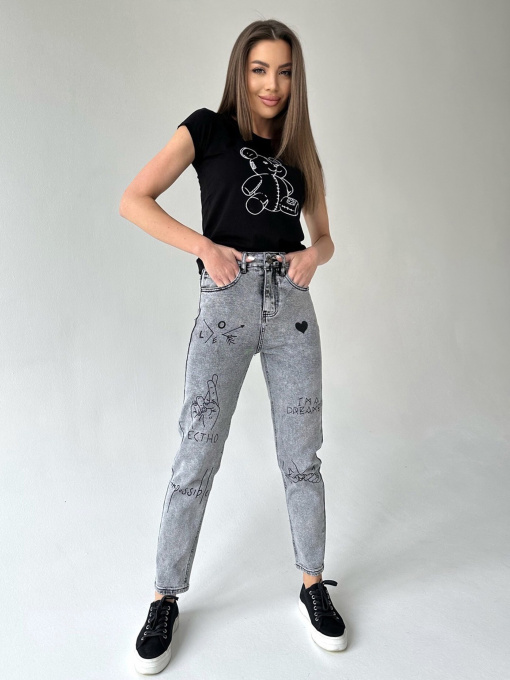 Джинси ISSA Plus модель WN20-236_grey Фото