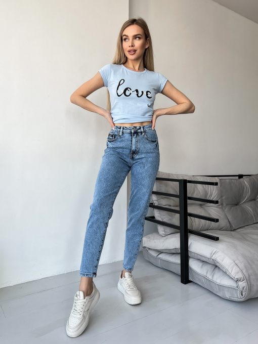Джинси ISSA Plus модель WN20-397_blue Фото