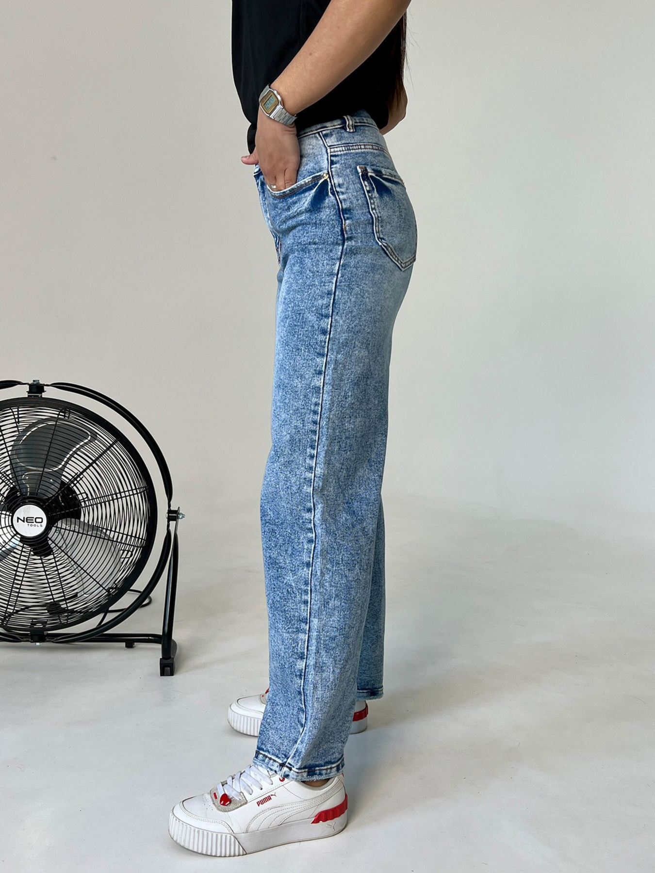 Джинси ISSA Plus модель WN20-398_blue Фото