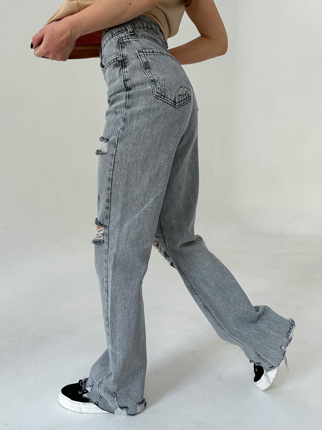Джинси ISSA Plus модель WN20-405_grey Фото