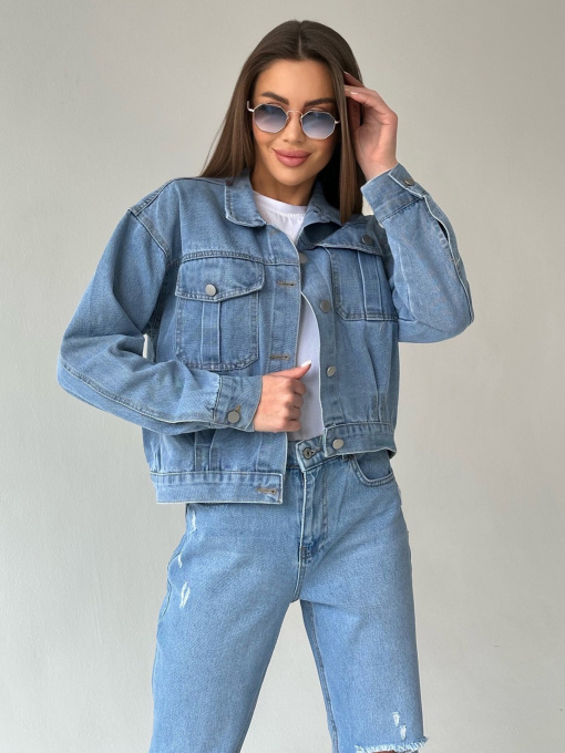 Куртки и дубленки ISSA Plus модель WN20-418_blue Фото