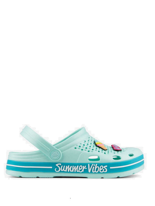 Шлёпанцы COQUI модель 6413LT.MINT_TURQUOISE_SUMMER_AMULET Фото