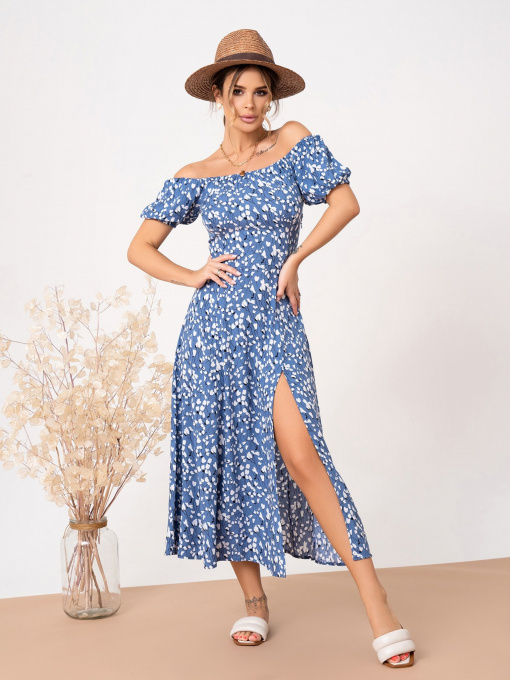 Сукні ISSA Plus модель 13860_blue Фото