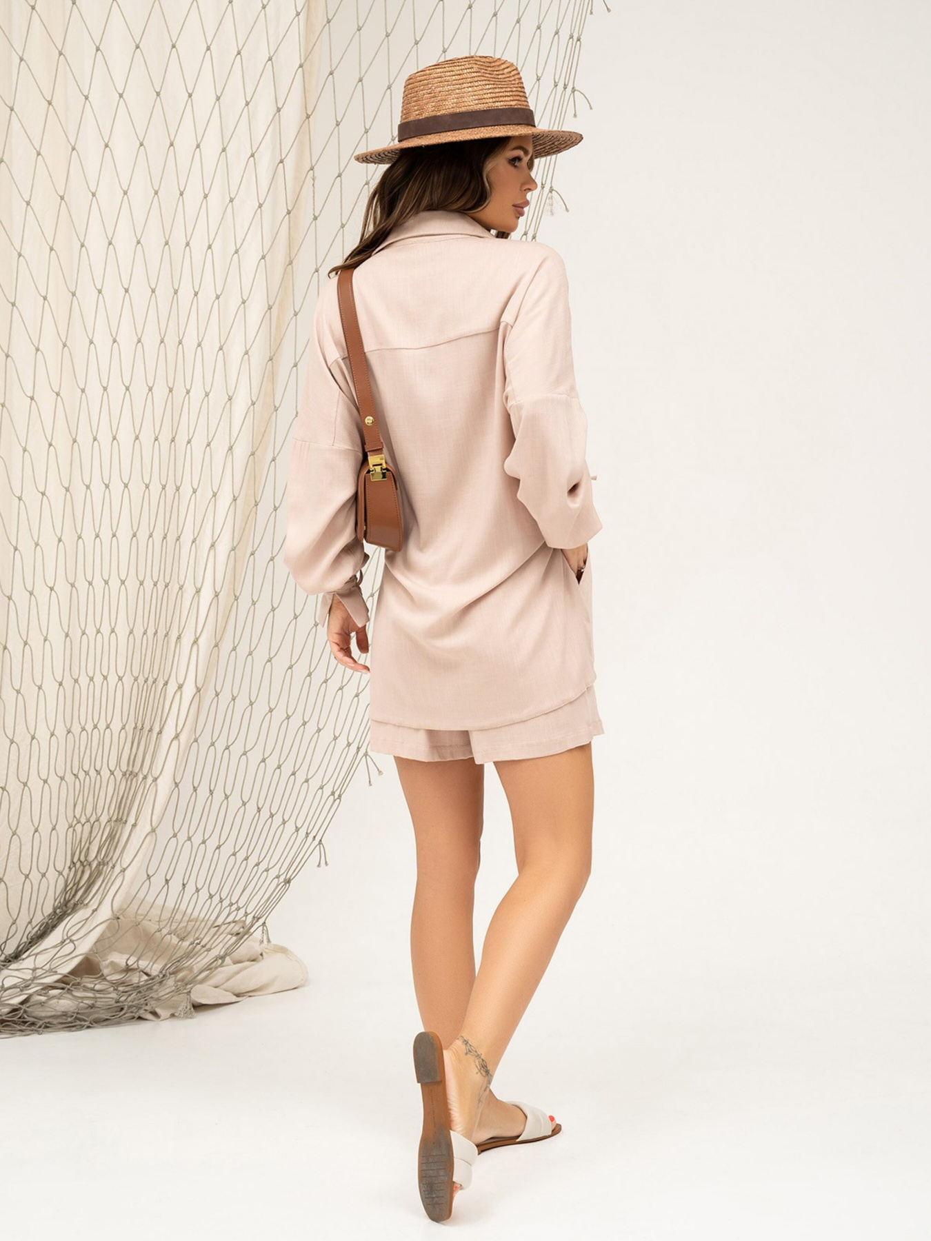 Костюмы ISSA Plus модель 13884_beige Фото