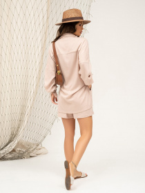 Костюмы ISSA Plus модель 13884_beige Фото
