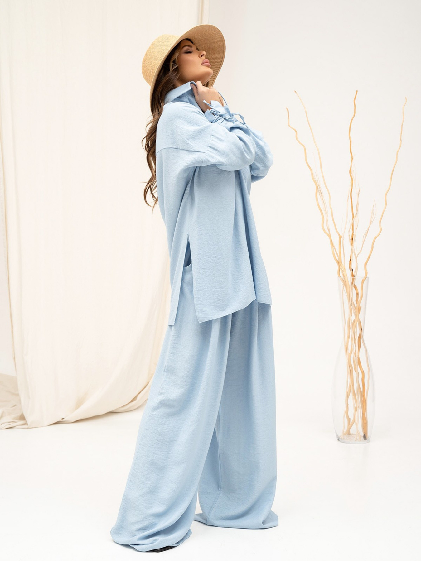 Костюмы ISSA Plus модель 13886_blue Фото