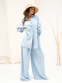 Костюмы ISSA Plus модель 13886_blue Фото
