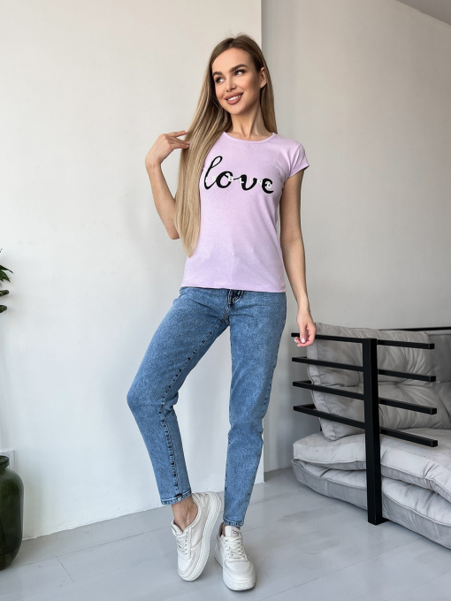 Футболки і поло ISSA Plus модель WN20-439_lilac Фото