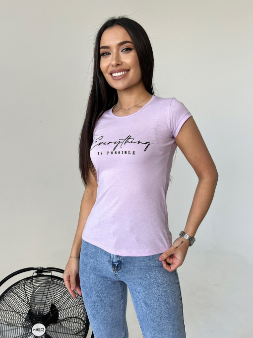 Футболки і поло ISSA Plus модель WN20-440_lilac Фото