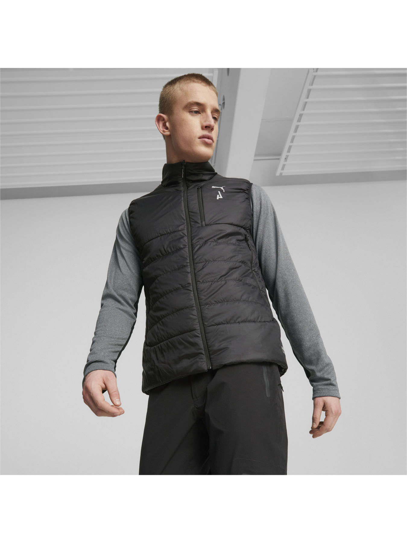 Куртки и дубленки PUMA M Seasons Primaloft Vest модель 523255 Фото