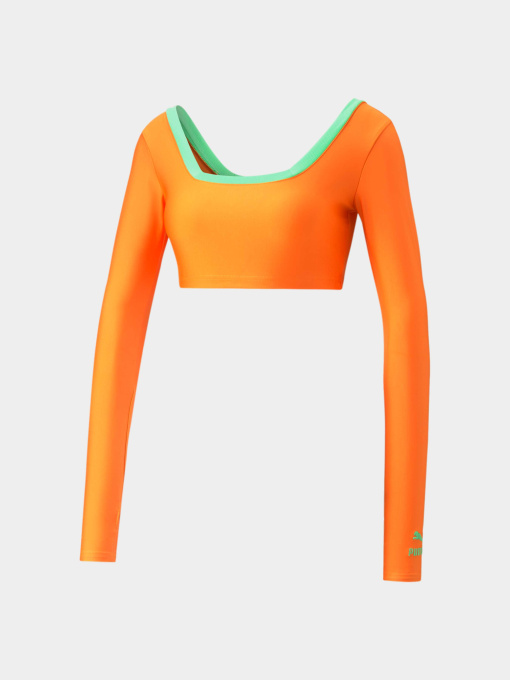 Футболки і поло PUMA x Dua Lipa Ls Crop Tee модель 536634 Фото
