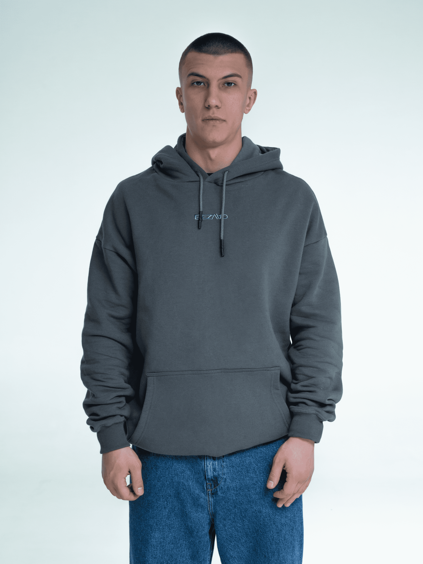 Худі та світшоти Bezlad модель hoodiebasicgrafitlogo Фото