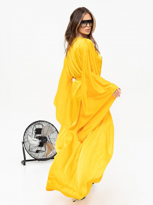 Платья ISSA Plus модель 13903_mustard Фото