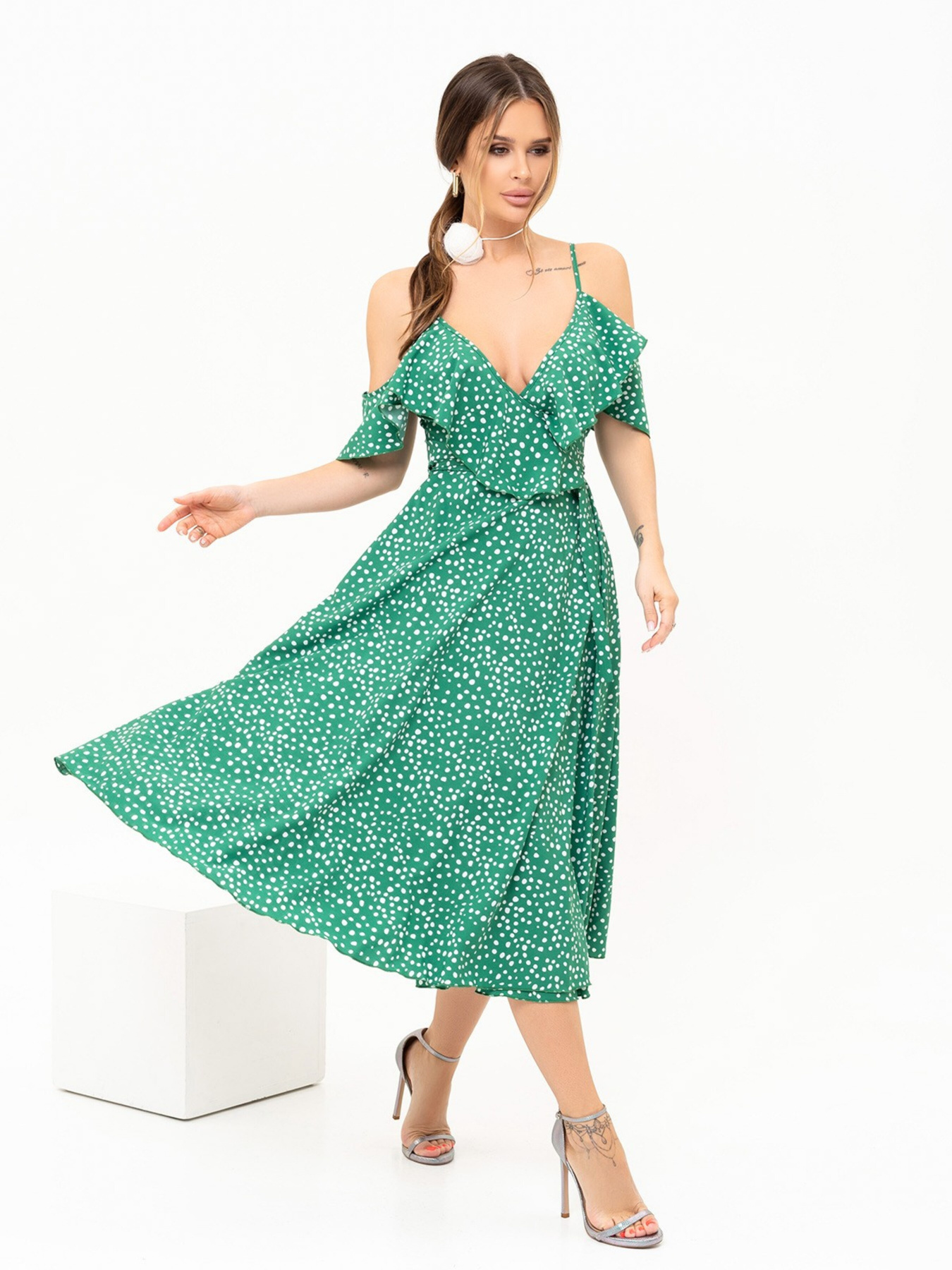 Сукні ISSA Plus модель 13904_green Фото