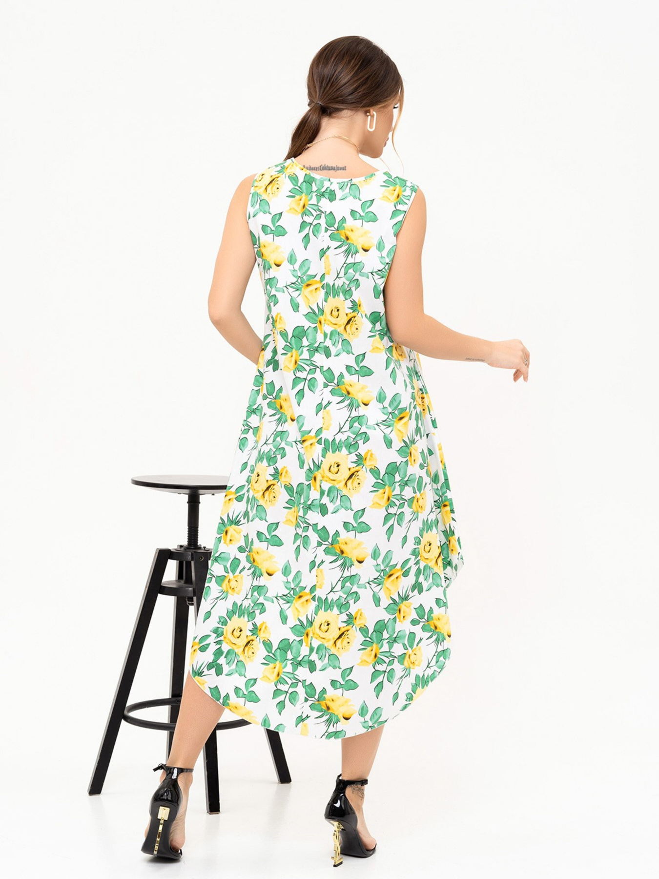 Сукні ISSA Plus модель 13914_whiteyellow Фото
