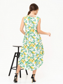 Сукні ISSA Plus модель 13914_whiteyellow Фото