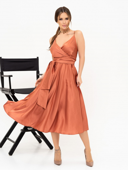 Сукні ISSA Plus модель 13917_terracotta Фото