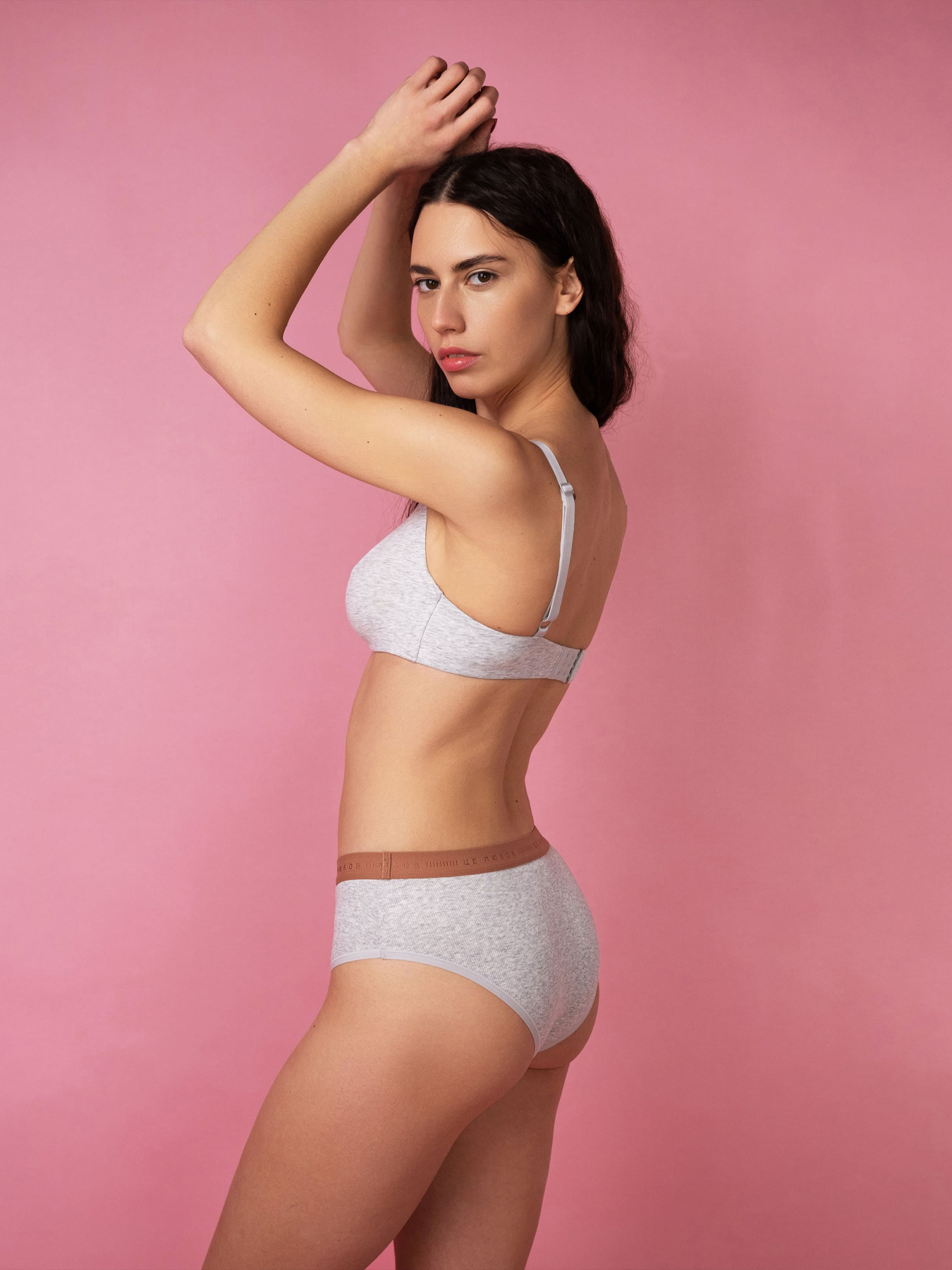 Нижня білизна Brabrabra модель SLZ24501081_Gray_melange Фото