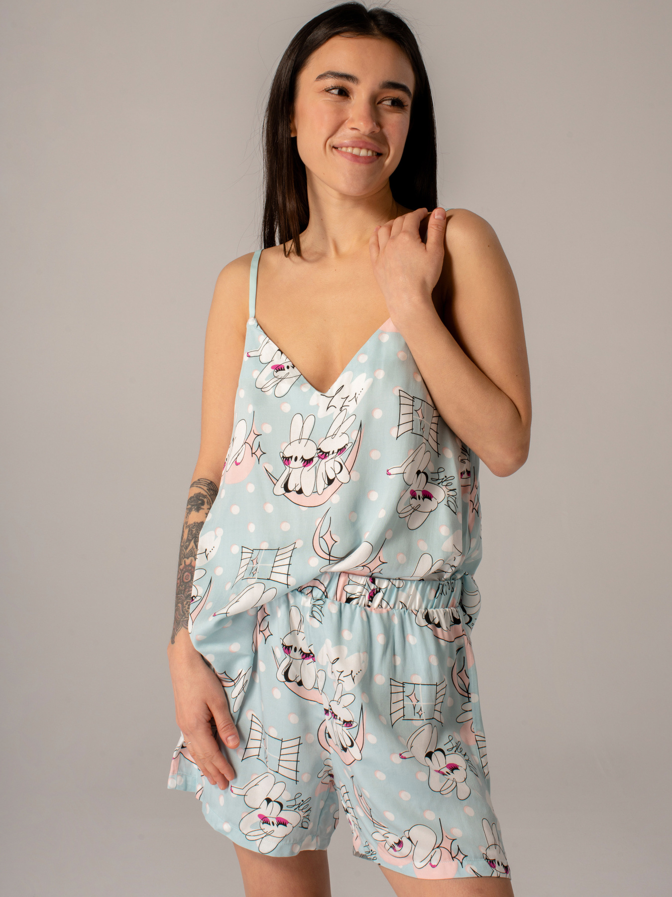 Одежда для дома и сна Brabrabra модель HOM2104013_Print-rabbit Фото
