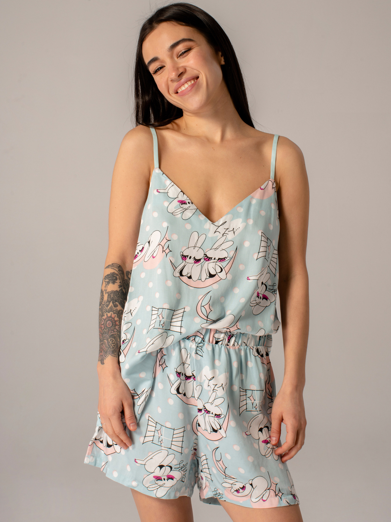 Одежда для дома и сна Brabrabra модель HOM2104013_Print-rabbit Фото