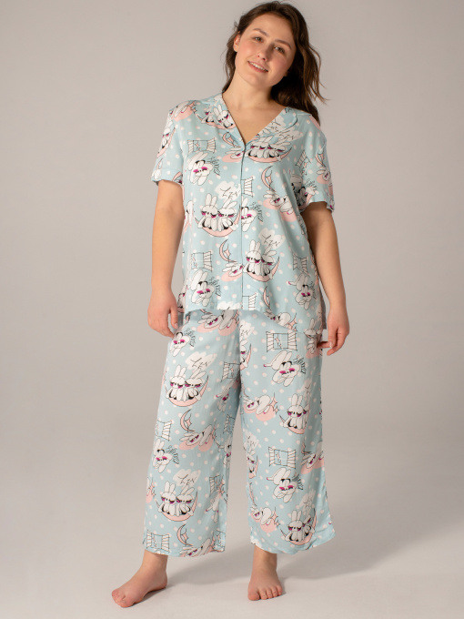 Одежда для дома и сна Brabrabra модель HOM2104016_Print-rabbit Фото