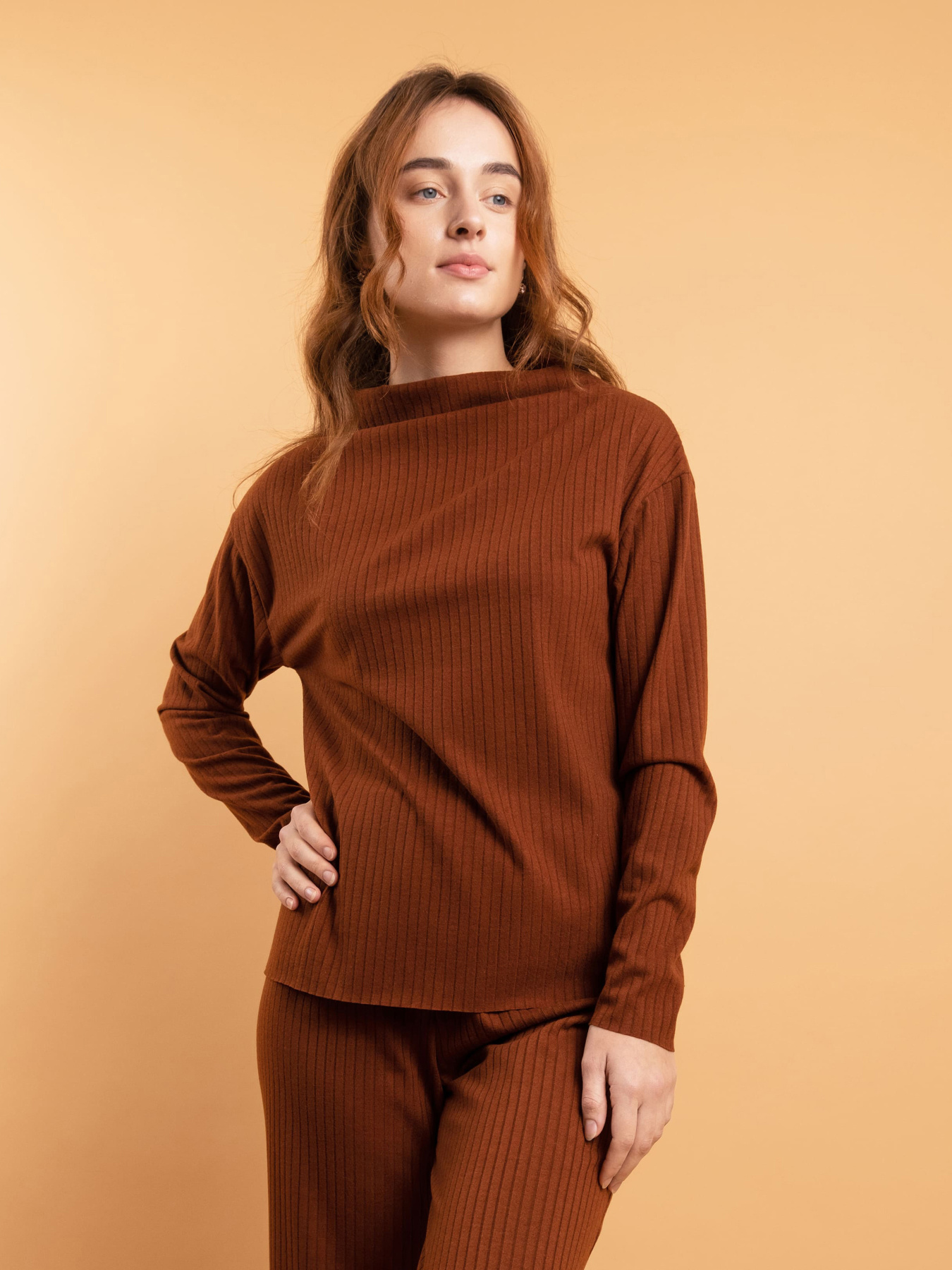 Одяг для дому та сну Brabrabra модель HOM2217002_Walnut Фото