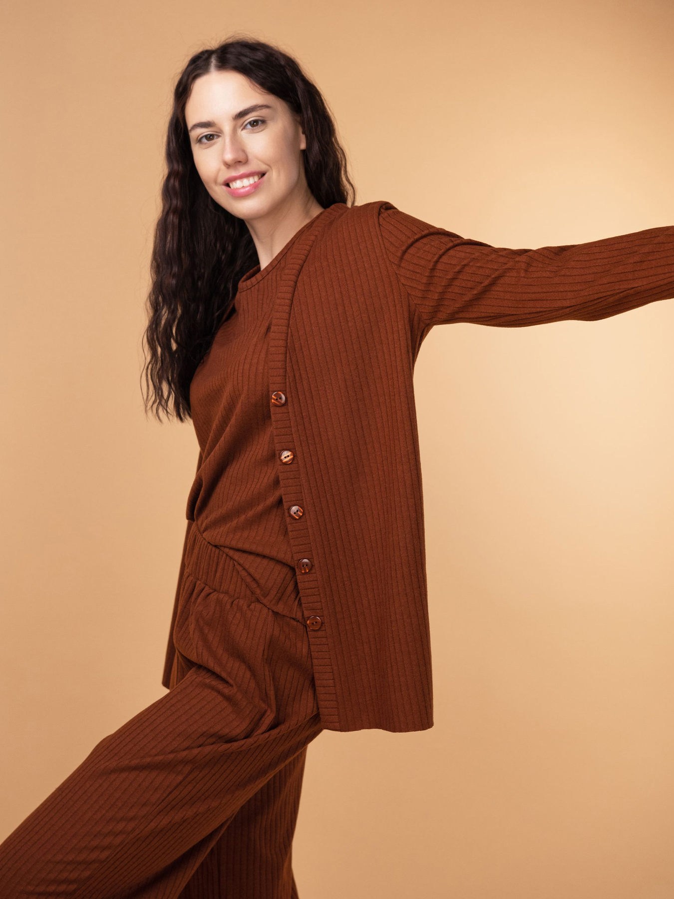 Одежда для дома и сна Brabrabra модель HOM2217069_Walnut Фото