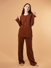 Одежда для дома и сна Brabrabra модель HOM2217069_Walnut Фото