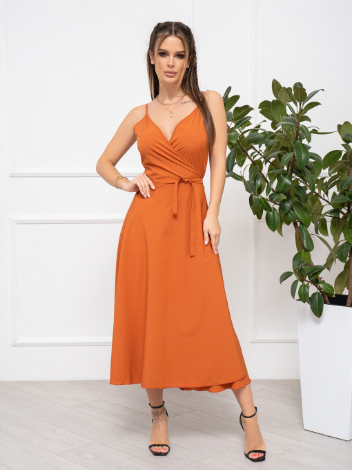 Сукні ISSA Plus модель 13029_terracotta Фото