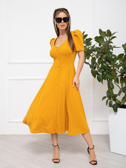 Сукні ISSA Plus модель 13933_mustard Фото