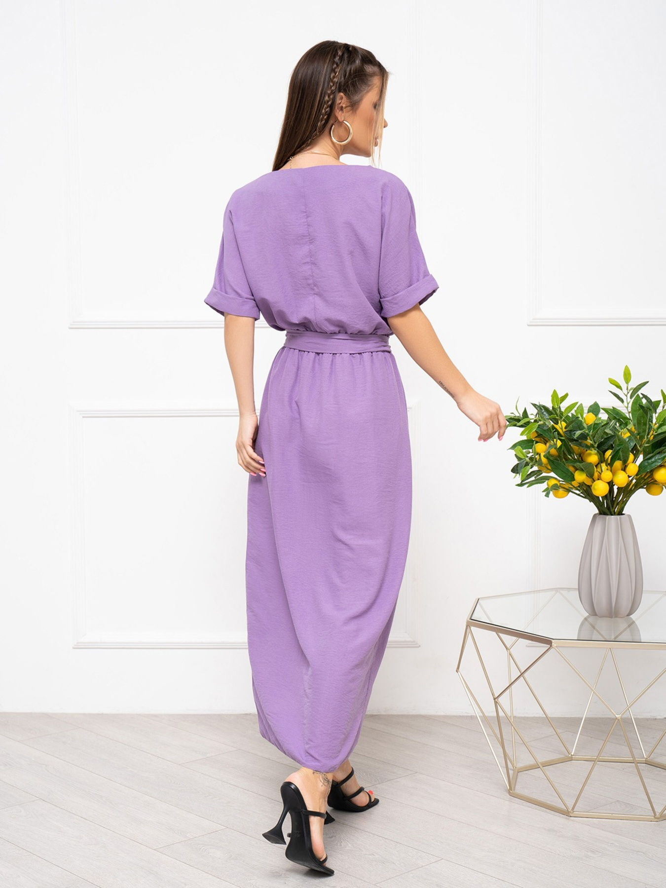 Сукні ISSA Plus модель 13936_lilac Фото