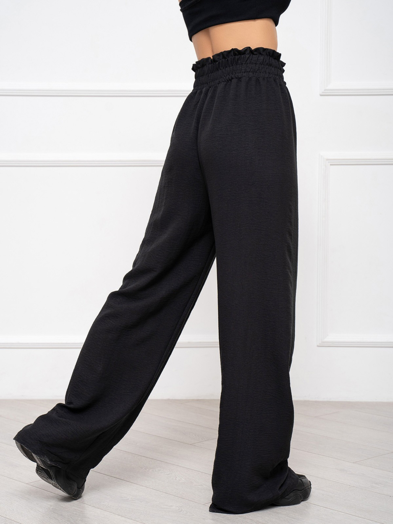Штани ISSA Plus модель 13939_black Штани ISSA Plus модель 13939_black Фото