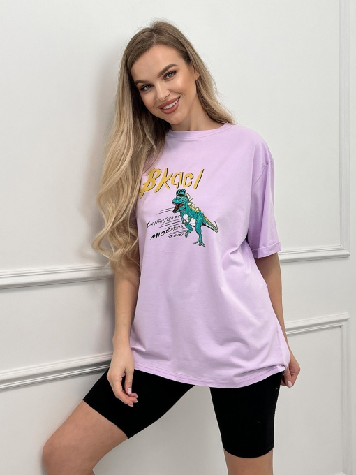 Футболки і поло ISSA Plus модель WN20-444_lilac Фото