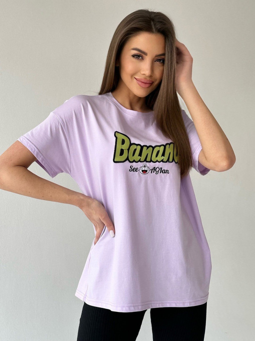 Футболки і поло ISSA Plus модель WN20-451_lilac Фото
