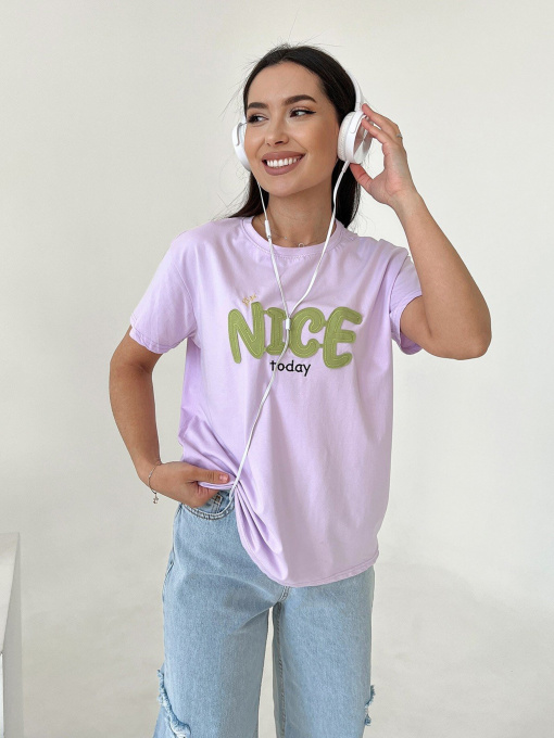 Футболки и поло ISSA Plus модель WN20-455_lilac Фото