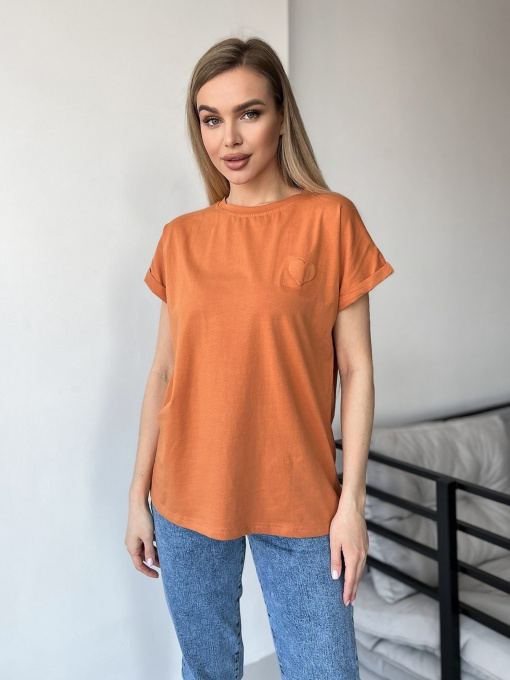 Футболки и поло ISSA Plus модель WN20-457_terracotta Фото