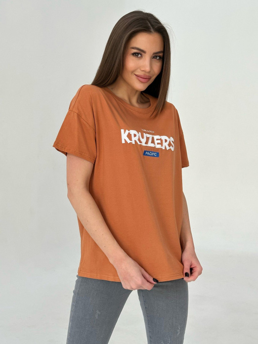 Футболки і поло ISSA Plus модель WN20-460_terracotta Фото