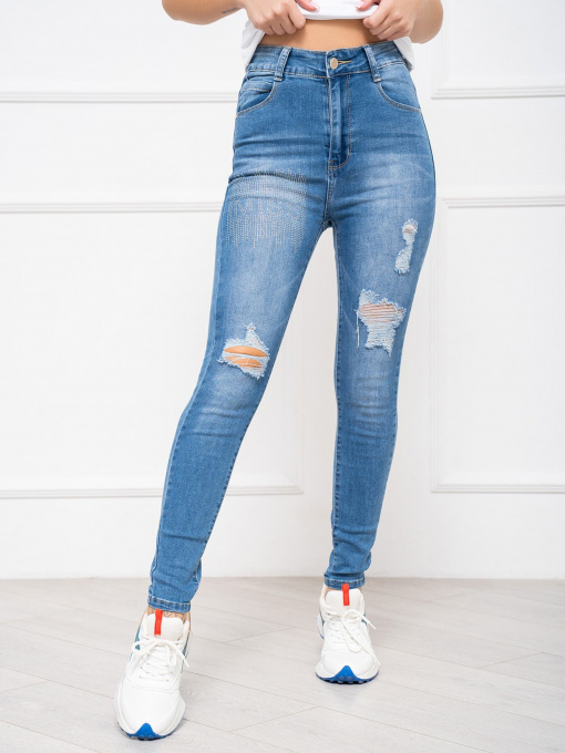 Джинси ISSA Plus модель WN20-485_blue Фото