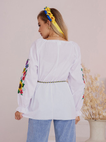 Вышиванки ISSA Plus модель WN20-305_белый Фото