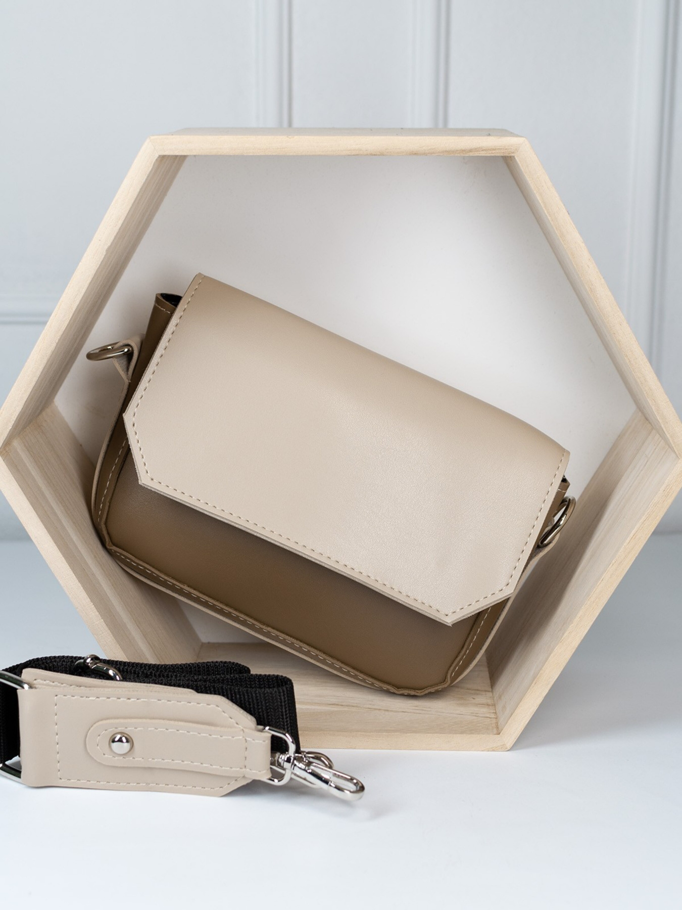 Сумки ISSA Plus модель SU3-138_brownbeige Фото