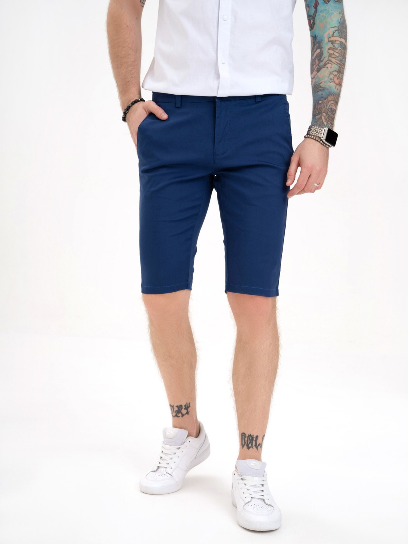 Шорты ISSA Plus модель GN4-141_darkblue Фото