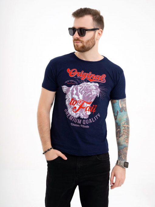 Футболки і поло ISSA Plus модель GN4-111_darkblue Фото