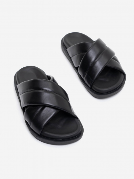 Шлёпанцы ISSA Plus модель OB2-250_black Фото