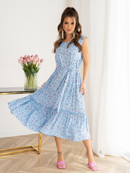 Сукні ISSA Plus модель 13988_blue Фото