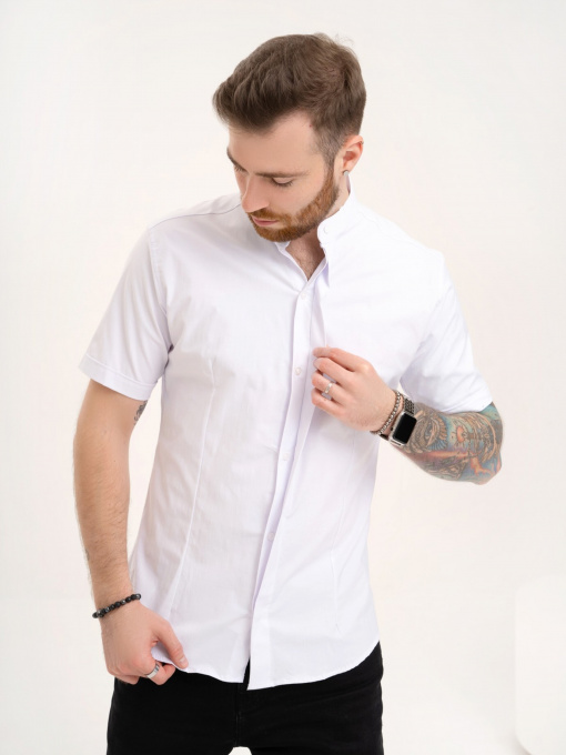 Рубашки ISSA Plus модель GN4-128_white Фото